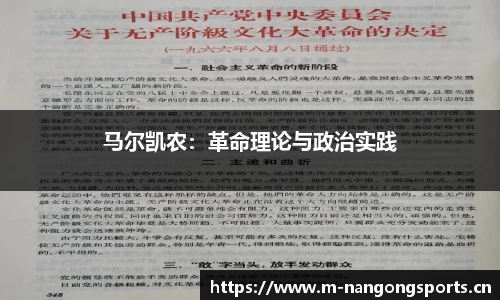 马尔凯农：革命理论与政治实践